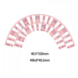 Maxbell Silicone Piano Stickers Portable Dustproof for Boys and Girls Beginners Pink color