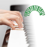Maxbell Silicone Piano Stickers Portable Dustproof for Boys and Girls Beginners Luminous bottom