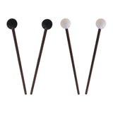 Maxbell 2Pcs Drumsticks Replace Part Accessory Xylophone Mallet for Beginners Gifts Black