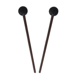 Maxbell 2Pcs Drumsticks Replace Part Accessory Xylophone Mallet for Beginners Gifts Black