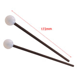 Maxbell 2Pcs Drumsticks Replace Part Accessory Xylophone Mallet for Beginners Gifts White