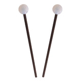Maxbell 2Pcs Drumsticks Replace Part Accessory Xylophone Mallet for Beginners Gifts White