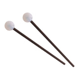 Maxbell 2Pcs Drumsticks Replace Part Accessory Xylophone Mallet for Beginners Gifts White