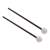 Maxbell 2Pcs Drumsticks Replace Part Accessory Xylophone Mallet for Beginners Gifts White