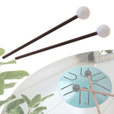 Maxbell 2Pcs Drumsticks Replace Part Accessory Xylophone Mallet for Beginners Gifts White