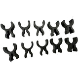 Maxbell 10 Pieces Trumpet Pencil Clip Holder Black Holder for Musician Make Notes