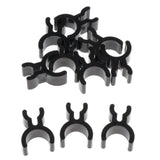 Maxbell 10 Pieces Trumpet Pencil Clip Holder Black Holder for Musician Make Notes