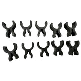Maxbell 10 Pieces Trumpet Pencil Clip Holder Black Holder for Musician Make Notes