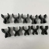 Maxbell 10 Pieces Trumpet Pencil Clip Holder Black Holder for Musician Make Notes
