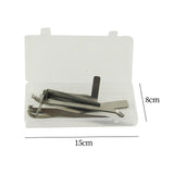 Maxbell 6x Metal Woodwind Repair Key Cover Adjusting for Bassoon Bass Replacement