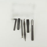 Maxbell 6x Metal Woodwind Repair Key Cover Adjusting for Bassoon Bass Replacement
