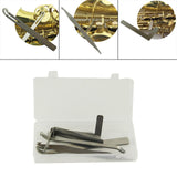 Maxbell 6x Metal Woodwind Repair Key Cover Adjusting for Bassoon Bass Replacement