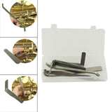 Maxbell 6x Metal Woodwind Repair Key Cover Adjusting for Bassoon Bass Replacement