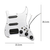 Maxbell Prewired Electric Guitar Pickguard Plate Accessories Parts Luthier