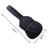 Maxbell Waterproof Electric Guitar Bag Instrument Case Thick Padding for Accessories