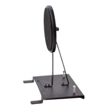 Maxbell Drum Pad Musical Mute with Drum Pedal Durable for Training Beginner Drummer Black