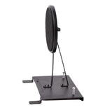 Maxbell Drum Pad Musical Mute with Drum Pedal Durable for Training Beginner Drummer Black