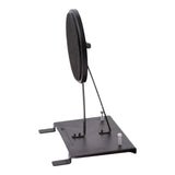 Maxbell Drum Pad Musical Mute with Drum Pedal Durable for Training Beginner Drummer Black