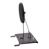 Maxbell Drum Pad Musical Mute with Drum Pedal Durable for Training Beginner Drummer Black