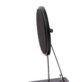 Maxbell Drum Pad Musical Mute with Drum Pedal Durable for Training Beginner Drummer Black