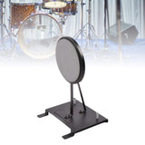Maxbell Drum Pad Musical Mute with Drum Pedal Durable for Training Beginner Drummer Gray