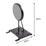 Maxbell Drum Pad Musical Mute with Drum Pedal Durable for Training Beginner Drummer Gray