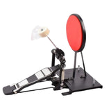 Maxbell Drum Pad Musical Mute with Drum Pedal Durable for Training Beginner Drummer