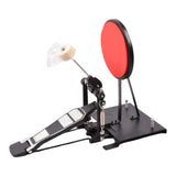 Maxbell Drum Pad Musical Mute with Drum Pedal Durable for Training Beginner Drummer