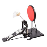 Maxbell Drum Pad Musical Mute with Drum Pedal Durable for Training Beginner Drummer