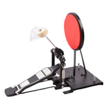 Maxbell Drum Pad Musical Mute with Drum Pedal Durable for Training Beginner Drummer
