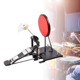 Maxbell Drum Pad Musical Mute with Drum Pedal Durable for Training Beginner Drummer