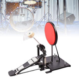 Maxbell Drum Pad Musical Mute with Drum Pedal Durable for Training Beginner Drummer