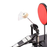 Maxbell Drum Pad Musical Mute with Drum Pedal Durable for Training Beginner Drummer