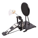Maxbell Drum Pad Musical Mute with Drum Pedal Durable for Training Beginner Drummer