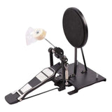 Maxbell Drum Pad Musical Mute with Drum Pedal Durable for Training Beginner Drummer