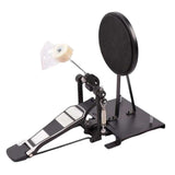 Maxbell Drum Pad Musical Mute with Drum Pedal Durable for Training Beginner Drummer