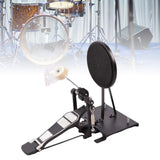Maxbell Drum Pad Musical Mute with Drum Pedal Durable for Training Beginner Drummer