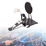 Maxbell Drum Pad Musical Mute with Drum Pedal Durable for Training Beginner Drummer