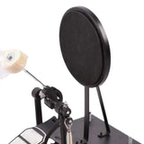 Maxbell Drum Pad Musical Mute with Drum Pedal Durable for Training Beginner Drummer
