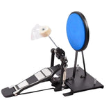 Maxbell Drum Pad Musical Mute with Drum Pedal Durable for Training Beginner Drummer