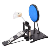Maxbell Drum Pad Musical Mute with Drum Pedal Durable for Training Beginner Drummer