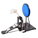 Maxbell Drum Pad Musical Mute with Drum Pedal Durable for Training Beginner Drummer