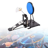 Maxbell Drum Pad Musical Mute with Drum Pedal Durable for Training Beginner Drummer