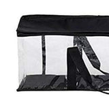 Maxbell DVD Storage Bag Zipper Organizer with Handles Display for Book Office CD