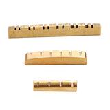 Maxbell Brass Slotted Nut Pre Slotted Nut Professional for Replacement Accessory DIY 4 strings