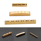 Maxbell Brass Slotted Nut Pre Slotted Nut Professional for Replacement Accessory DIY 4 strings