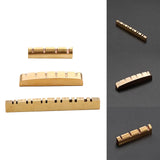 Maxbell Brass Slotted Nut Pre Slotted Nut Professional for Replacement Accessory DIY 4 strings