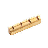 Maxbell Brass Slotted Nut Pre Slotted Nut Professional for Replacement Accessory DIY 4 strings