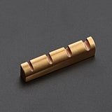 Maxbell Brass Slotted Nut Pre Slotted Nut Professional for Replacement Accessory DIY 4 strings