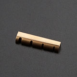 Maxbell Brass Slotted Nut Pre Slotted Nut Professional for Replacement Accessory DIY 4 strings